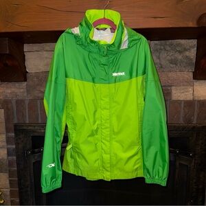 Marmot Green Rain Jacket